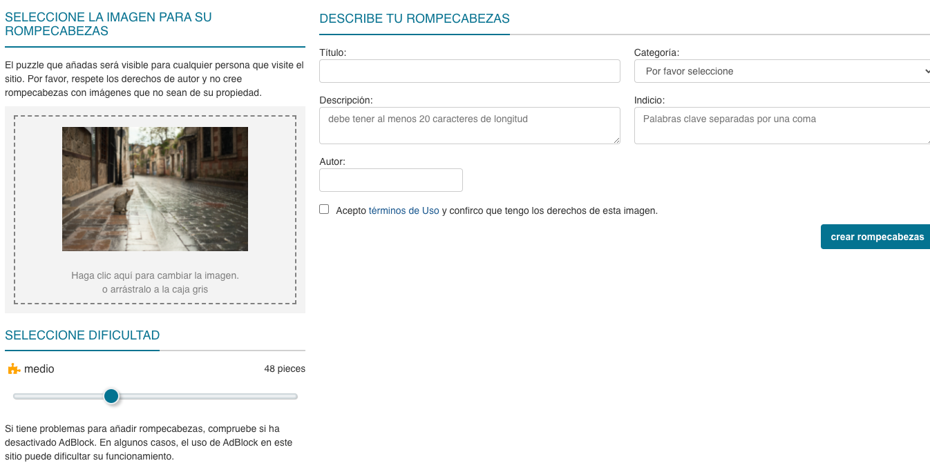 Crea un rompecabezas