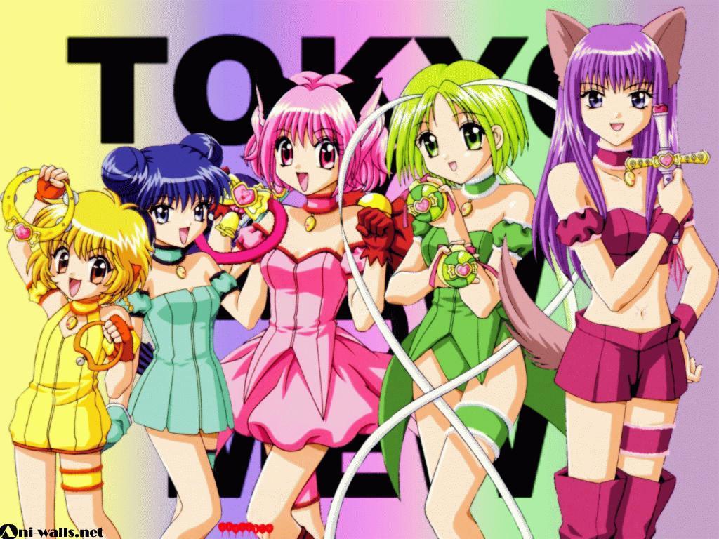 Tokyo Mew Mew Anime skládačky online