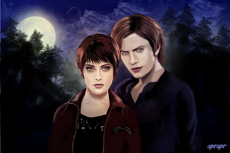 Alice Cullen and Jasper Hale online puzzle