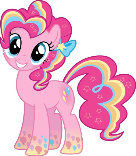 Pinkie Pie - a character from online puzzle