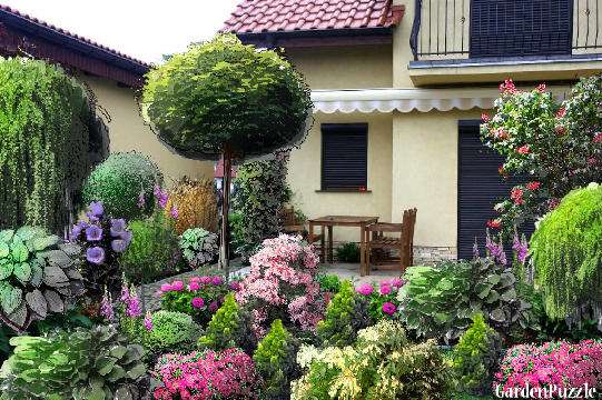 Дом, градина, природа онлайн пъзел