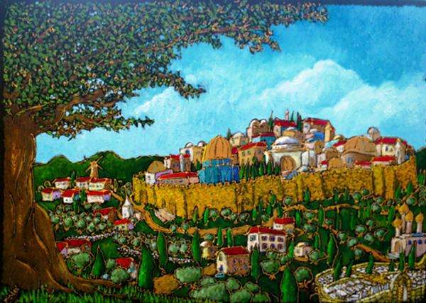 Jerusalem-of-Olives jigsaw puzzle online