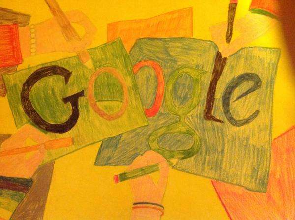 Googles startsida pussel på nätet