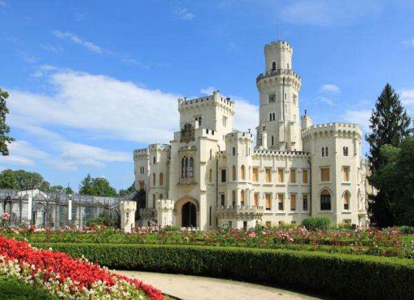 Fehér palota Hluboká nad Vltavou kirakós online