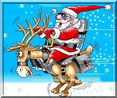 Babbo Natale e una renna puzzle online