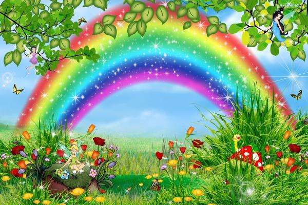 Terra dell'arcobaleno puzzle online