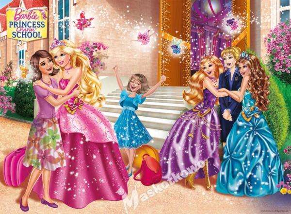 Barbie a Akademie princezen online puzzle