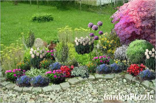 Цветя и храсти онлайн пъзел
