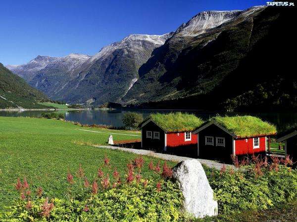 Норвежки пейзаж онлайн пъзел