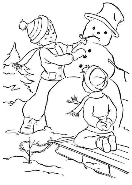 Winter. Snowman. jigsaw puzzle online