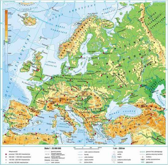 geografie puzzle online