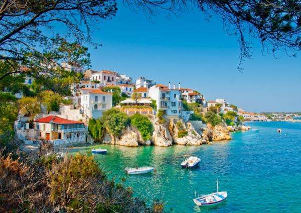 Egy meleg tengerpart Görögországban kirakós online