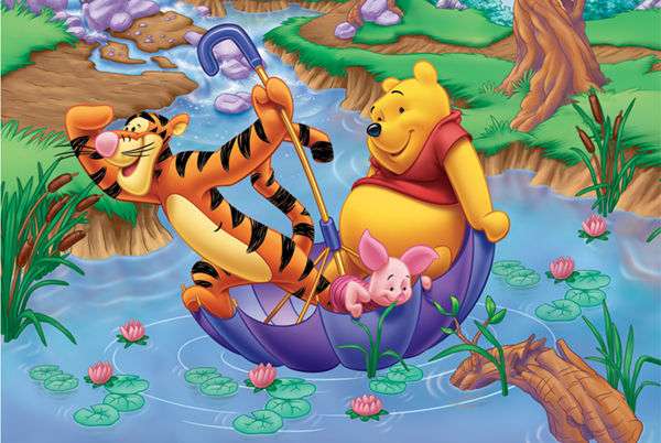Winnie the Pooh and friends jigsaw puzzle online