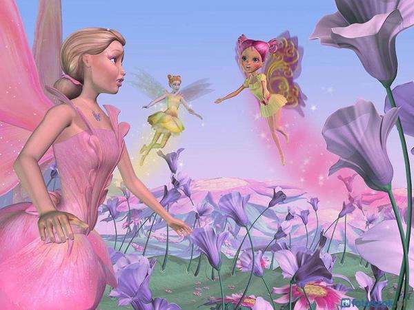 Barbie du pays des fées puzzle en ligne