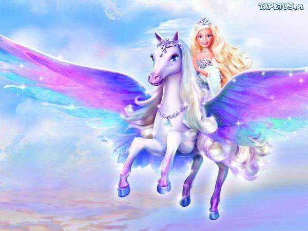Barbie y Magic Pegasus rompecabezas en línea