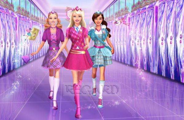 Барби и Академия принцесс пазл онлайн
