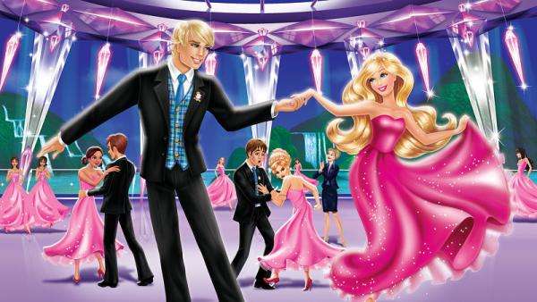 Η Barbie and the Academy of Princesses online παζλ