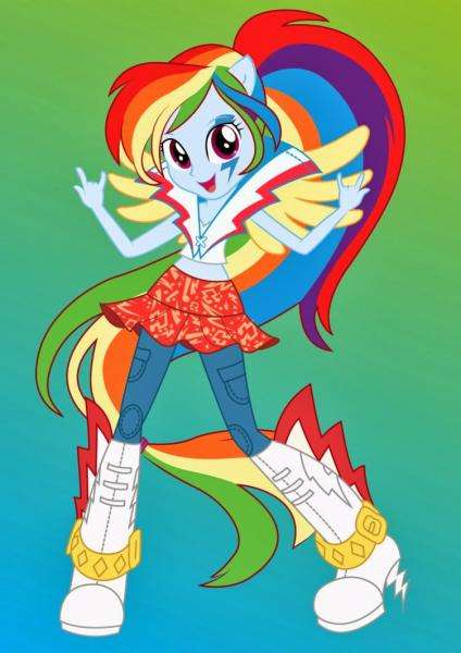Rainbow Dash - Mi pequeño pony rompecabezas en línea