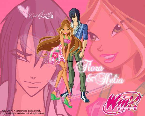 Flora and Helia-Winx online puzzle