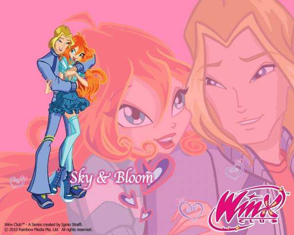 Sky and Bloom-Winx online puzzle