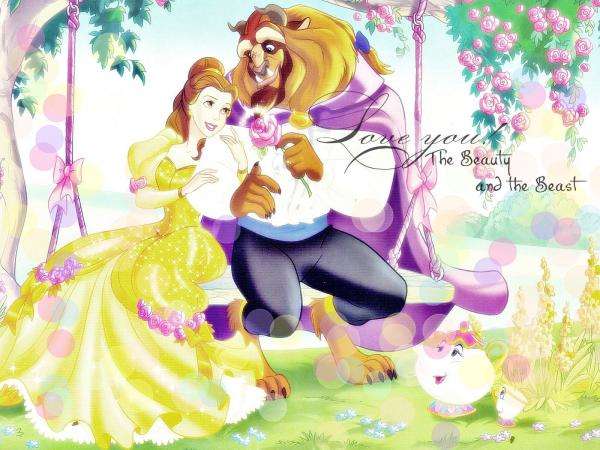 Belle and the Beast jigsaw puzzle online