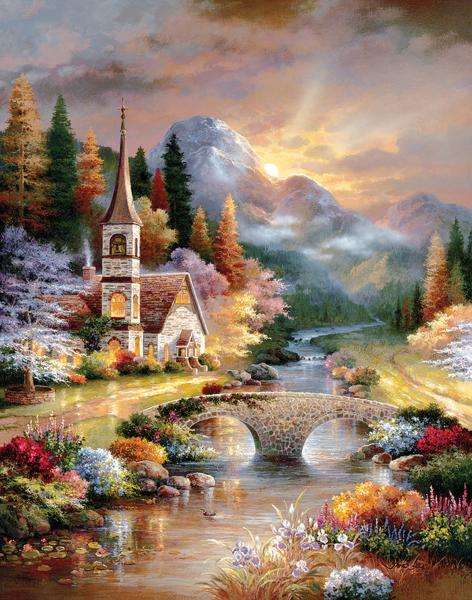 country evening jigsaw puzzle online