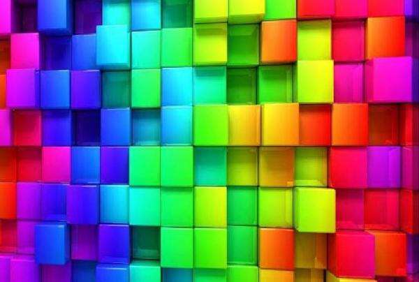 χρωματιστά τετράγωνα online παζλ