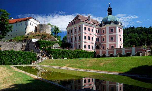 Slott i Tjeckien pussel på nätet