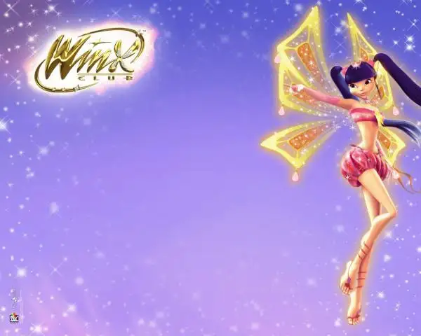 el club winx florece y el cielo se separa