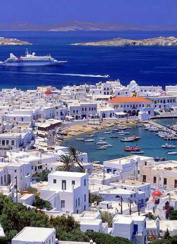 Mykonos y Grecia rompecabezas en línea