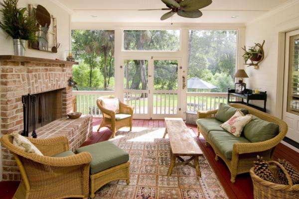 Wicker living room jigsaw puzzle online