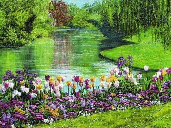 picture painted with the foot jigsaw puzzle online