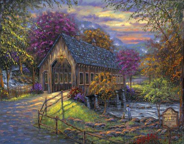 view, painting jigsaw puzzle online