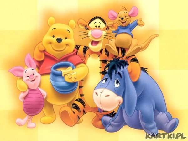 Winnie the Pooh y amigos rompecabezas en línea