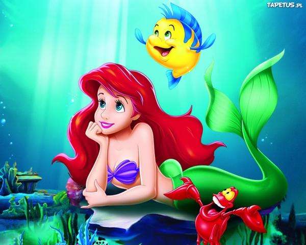 Ariel die kleine Meerjungfrau Puzzlespiel online