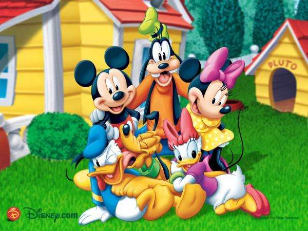 club vrienden mickey mouse online puzzel