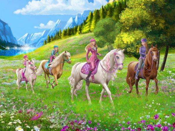Barbie und ihre Schwestern im Wunderland Puzzlespiel online