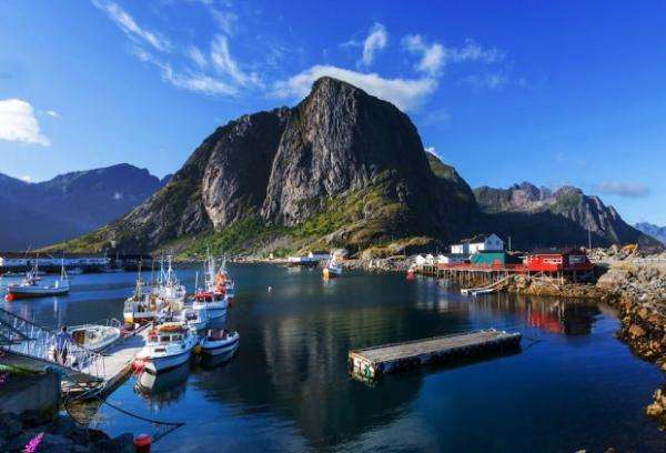 На рыбалку в Норвегии онлайн-пазл