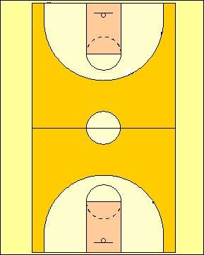 A basketball court online puzzle