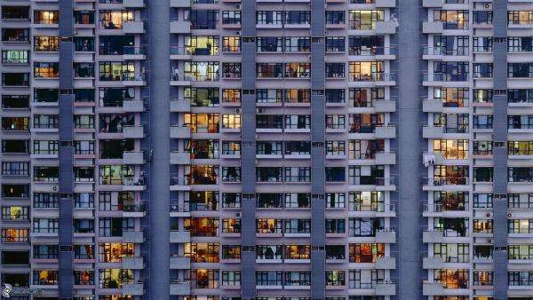 Bloco de apartamentos quebra-cabeças online