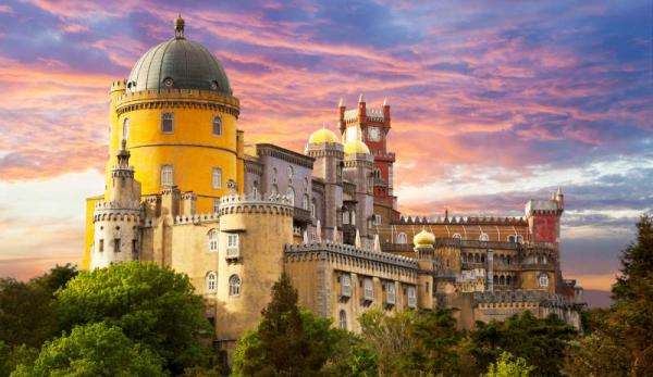 A fairy-tale castle online puzzle