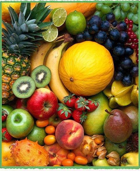 смачні фрукти. онлайн пазл