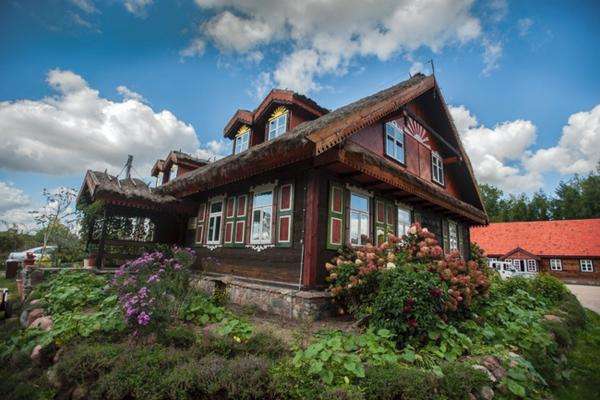 εξοχικό σπίτι στον κήπο, ουρανός παζλ online