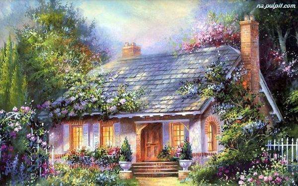 old country house in the park online puzzle