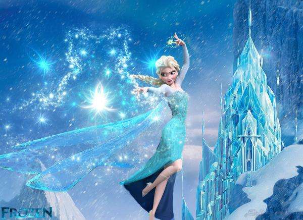Elsa congelada puzzle online