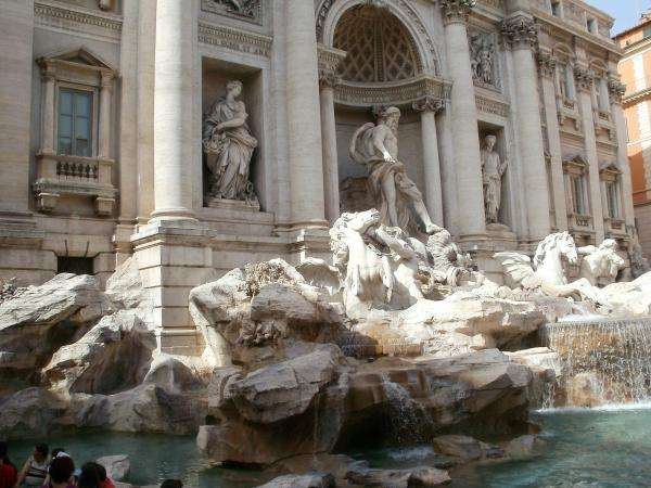 фонтан в Римі пазл онлайн