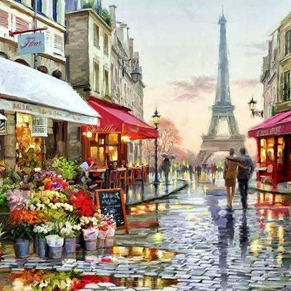 Rainy Paris jigsaw puzzle online
