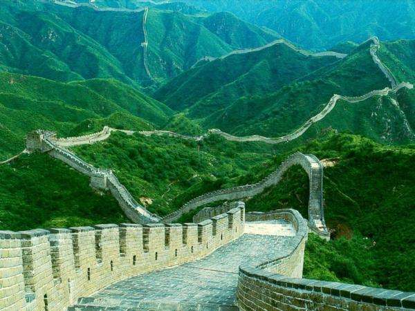 Kinesiska muren pussel på nätet