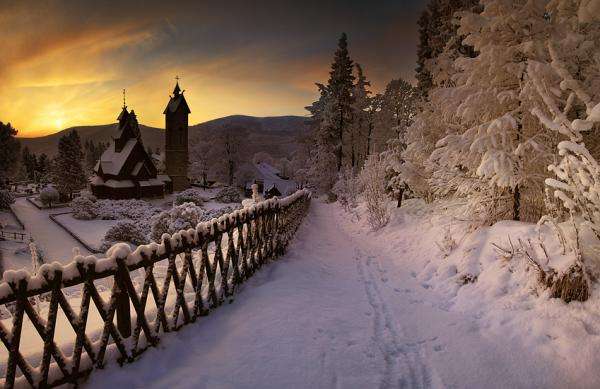 Iarna în Munții Uriași jigsaw puzzle online