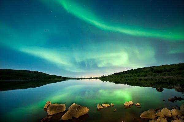 auroras boreales rompecabezas en línea
